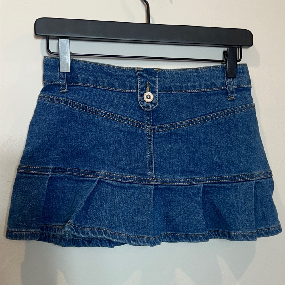 Vintage Y2K Blue Denim Mini Skirt - Picture 3 of 3